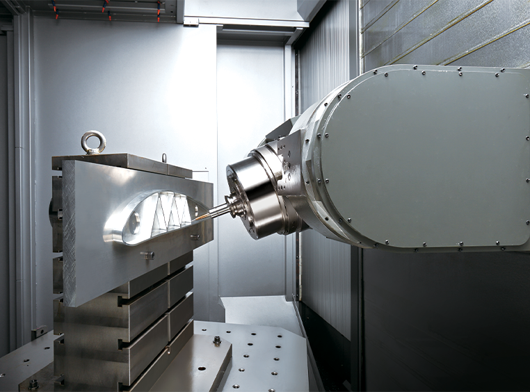 FH1250SX 5-Axis cutting wing rib workpiece