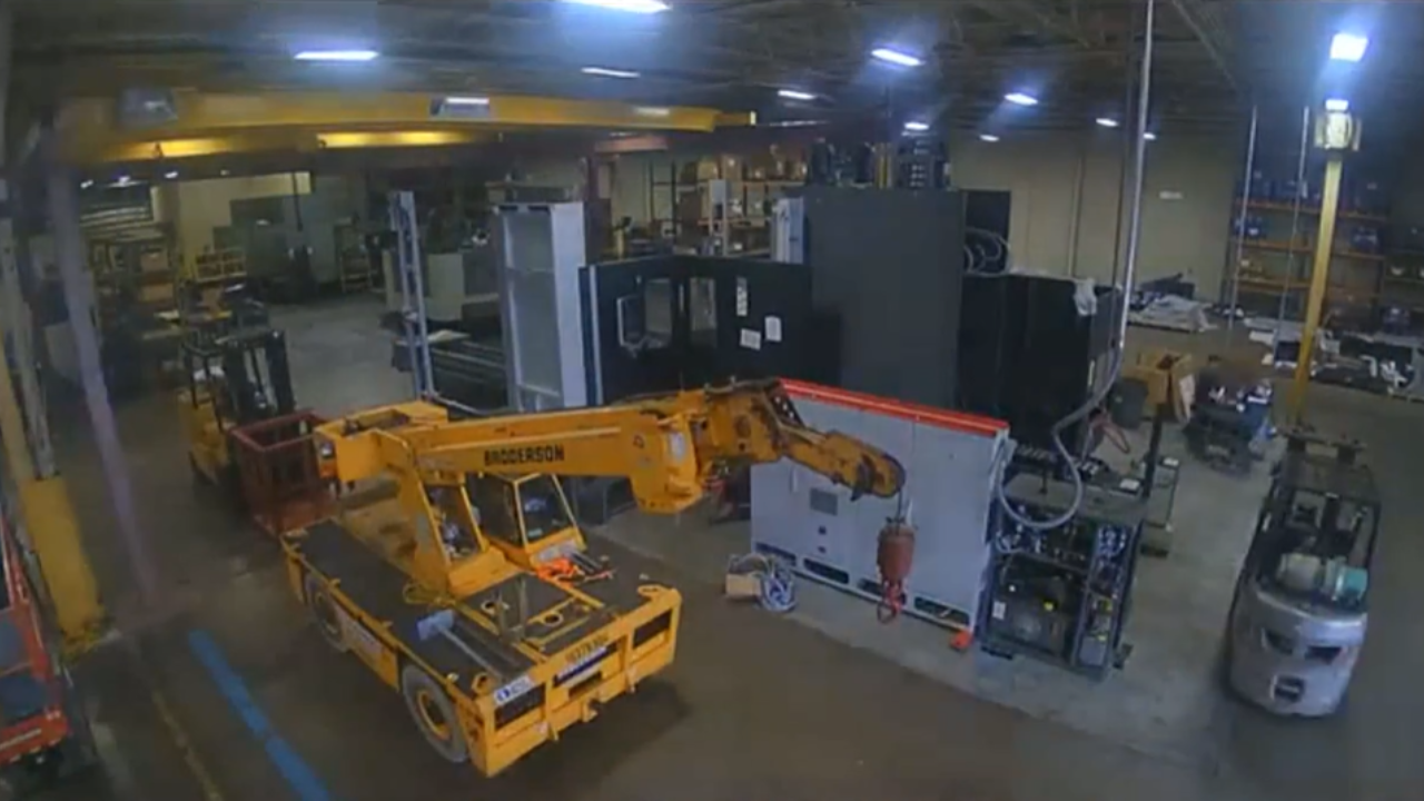 Time lapse of Toyoda FH1600SW-i Horizontal Machining Center Installation at TCCI