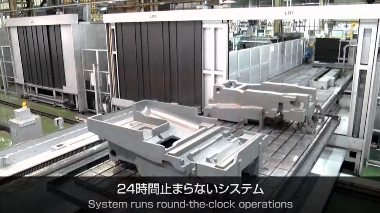 Toyoda Automation TIPROS FMS RGV System for Large Components